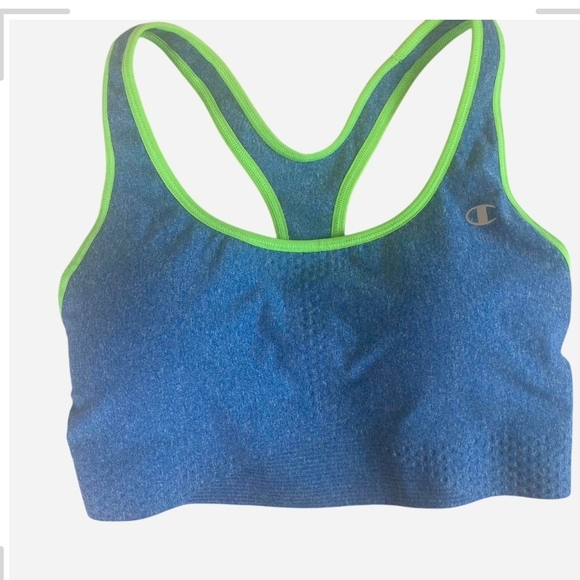 Champion Other - Pre-owned Champion Blue and Green Sports Bra